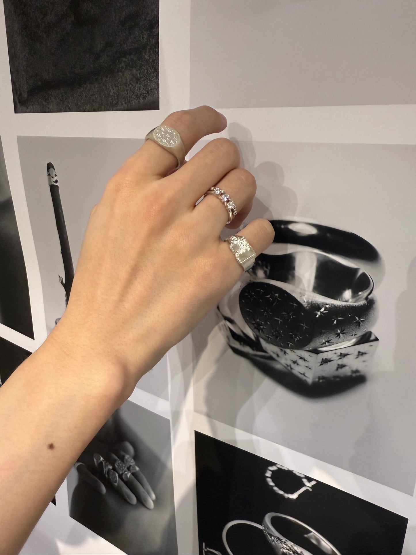 Fractured Beaded Square