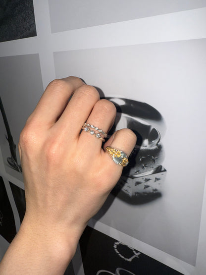 FRACTURED BEADED CIRCLE