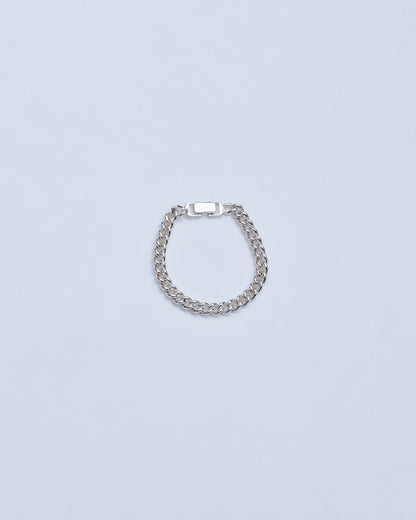 PLAIN CURVED CHAIN BRACELET