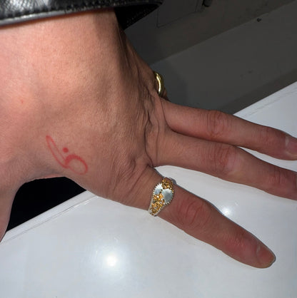 FRACTURED BEADED CIRCLE