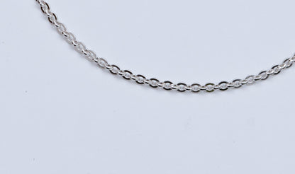 OVAL FACET CHAIN NECKLACE