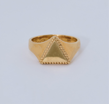 TRIANGLE GRAINE RING