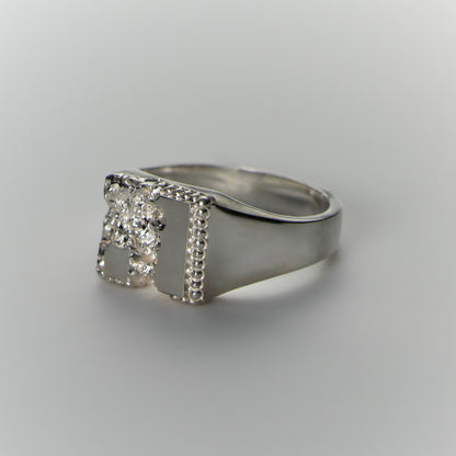 FRACTURED BEADED SQUARE